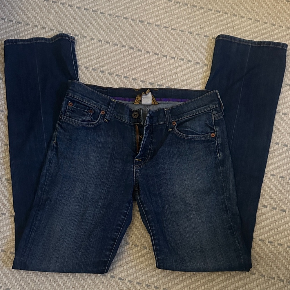 Lucky Brand Dark Blue Straight Leg Jeans